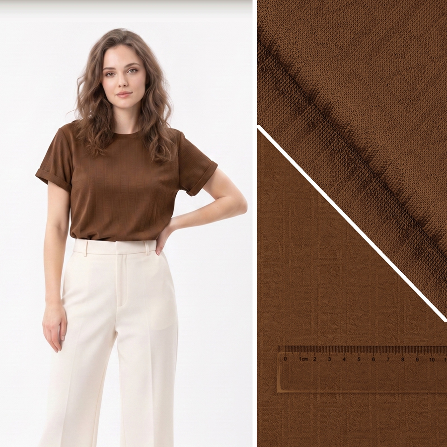 40S Cotton Jacquard Fabric | 67.7% Cotton / 32.3% Polyester | 180GSM | 155cm