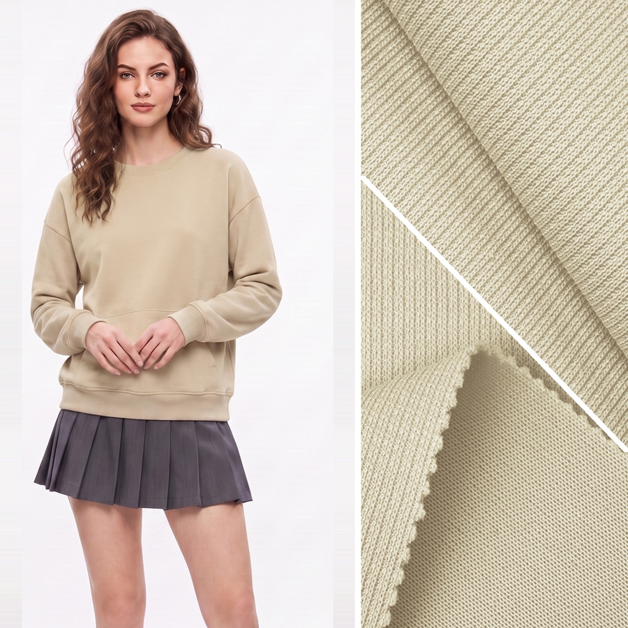 40S Cotton Air-Layer Fabric | 25.1% Cotton / 74.9% Polyester | 250GSM | 185cm
