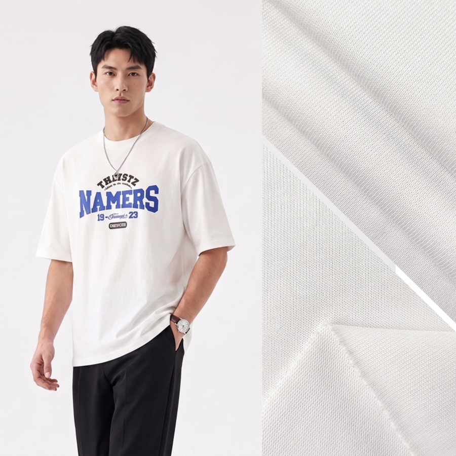 26S Cotton Single Jersey Fabric | 100% Cotton | 260GSM | 185cm
