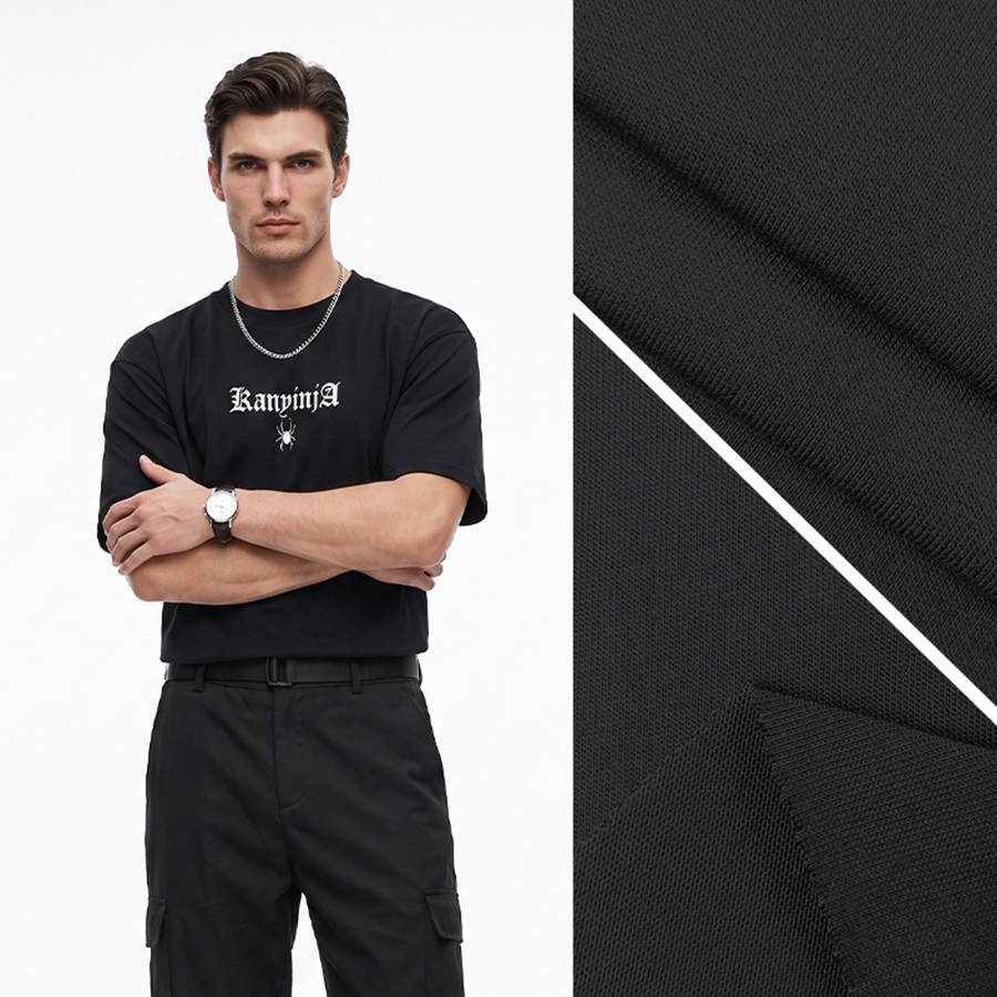 16S Cotton Single Jersey Fabric | 100% Cotton | 230GSM | 185cm
