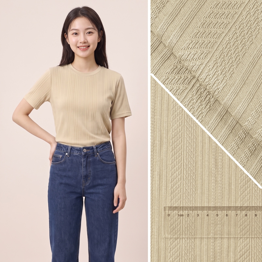 40S Jacquard Fabric | 220GSM | 185cm