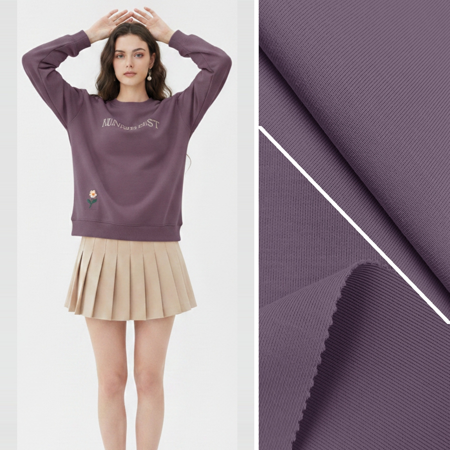40S Cotton Knit Fabric | 44.9% CottonPolyester49.3%Spandex5.8 | 260GSM | 185cm