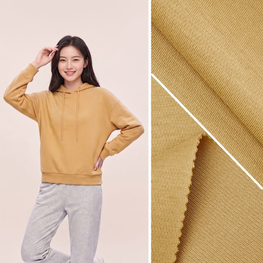 50S Cotton Modal Air-Layer Fabric | 19.2% Cotton / 19.2% Modal / 54.6% Polyester / 7% Spandex | 310GSM | 190cm