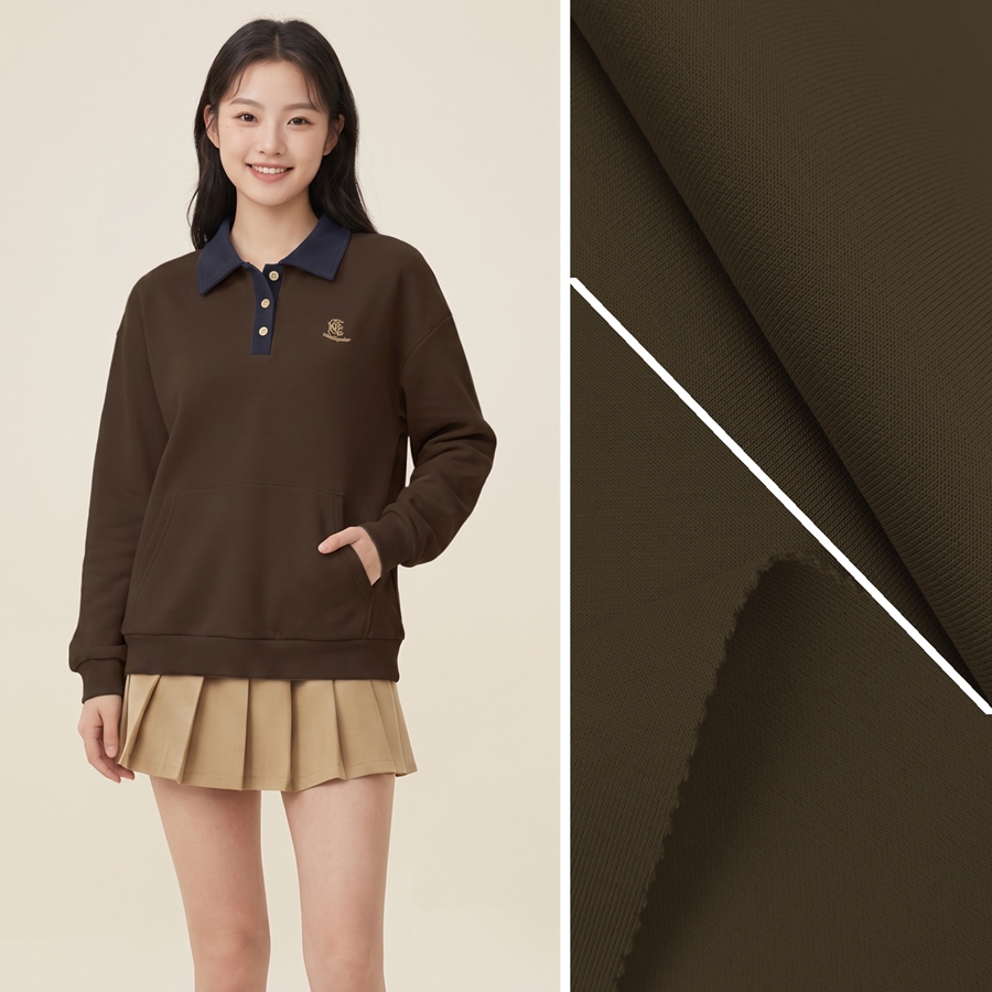 40S Cotton Knit Fabric | 21.7% Cotton / 21.7% Modal / 51.9% Polyester / 4.7% Spandex | 280GSM | 190cm